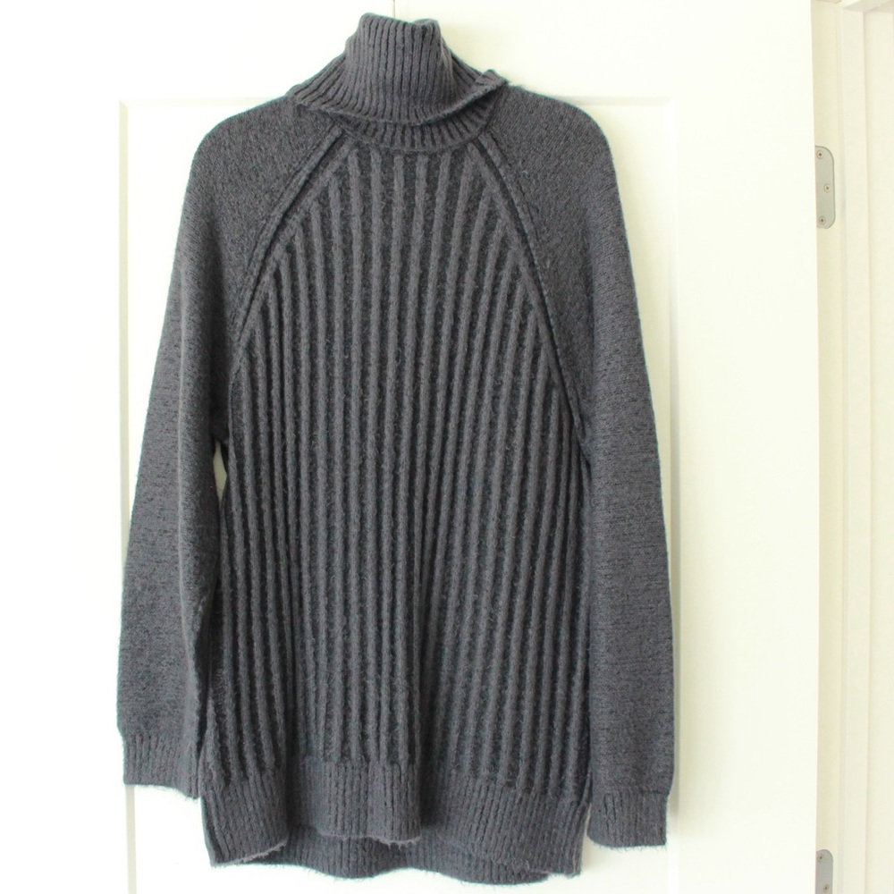 FREE PEOPLE Ribbed Turtleneck Sweater